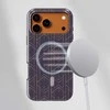 Voltuna Dėklas „Indigo Linear Deco“ su MagSafe Apple iPhone 13-17 modeliams