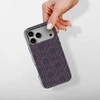 Voltuna Dėklas „Indigo Linear Deco“ su MagSafe Apple iPhone 13-17 modeliams