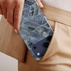 Voltuna Dėklas „Indigo Stone Facets“ su MagSafe Apple iPhone 13-17 modeliams