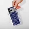 Voltuna Dėklas „Indigo Wave Flow“ su MagSafe Apple iPhone 13-17 modeliams