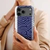 Voltuna Dėklas „Indigo Wave Flow“ su MagSafe Apple iPhone 13-17 modeliams