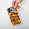 Voltuna Dėklas „Inferno Blaze Camo“ su MagSafe Apple iPhone 13-17 modeliams