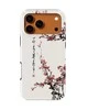 Voltuna Dėklas „Ink Plum Blossom“ su MagSafe Apple iPhone 13-17 modeliams