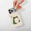 Voltuna Dėklas „Jade Frog“ su MagSafe Apple iPhone 13-17 modeliams
