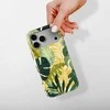 Voltuna Dėklas „Jungle Glow Leaves“ su MagSafe Apple iPhone 13-17 modeliams