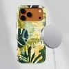 Voltuna Dėklas „Jungle Glow Leaves“ su MagSafe Apple iPhone 13-17 modeliams
