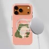 Voltuna Dėklas „Lucky Charm Frog“ su MagSafe Apple iPhone 13-17 modeliams