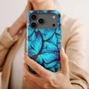 Voltuna Dėklas „Mėlyna Butterfly Storm“ su MagSafe Apple iPhone 13-17 modeliams