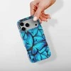 Voltuna Dėklas „Mėlyna Butterfly Storm“ su MagSafe Apple iPhone 13-17 modeliams