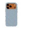 Voltuna Dėklas „Mėlyna Diagonal Stripes“ su MagSafe Apple iPhone 13-17 modeliams