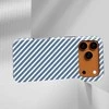 Voltuna Dėklas „Mėlyna Diagonal Stripes“ su MagSafe Apple iPhone 13-17 modeliams
