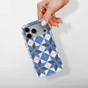 Voltuna Dėklas „Mėlyna Starburst Tile“ su MagSafe Apple iPhone 13-17 modeliams