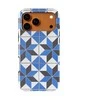 Voltuna Dėklas „Mėlyna Starburst Tile“ su MagSafe Apple iPhone 13-17 modeliams
