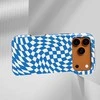 Voltuna Dėklas „Mėlyna Wave Check“ su MagSafe Apple iPhone 13-17 modeliams
