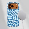 Voltuna Dėklas „Mėlyna Wave Check“ su MagSafe Apple iPhone 13-17 modeliams