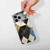 Voltuna Dėklas „Midnight Harlequin Marble“ su MagSafe Apple iPhone 13-17 modeliams