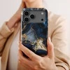 Voltuna Dėklas „Midnight Marble Storm“ su MagSafe Apple iPhone 13-17 modeliams