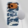 Voltuna Dėklas „Midnight Ocean Crest“ su MagSafe Apple iPhone 13-17 modeliams