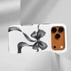 Voltuna Dėklas „Midnight Satin Bow“ su MagSafe Apple iPhone 13-17 modeliams