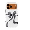 Voltuna Dėklas „Midnight Satin Bow“ su MagSafe Apple iPhone 13-17 modeliams