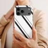 Voltuna Dėklas „Minimal Twin Stripes“ su MagSafe Apple iPhone 13-17 modeliams