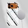 Voltuna Dėklas „Minimal Twin Stripes“ su MagSafe Apple iPhone 13-17 modeliams