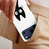 Voltuna Dėklas „Minimalist Juodas Cat Pop“ su MagSafe Apple iPhone 13-17 modeliams