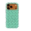Voltuna Dėklas „Mint Polka Pop“ su MagSafe Apple iPhone 13-17 modeliams