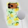 Voltuna Dėklas „Minty Lemon Garden“ su MagSafe Apple iPhone 13-17 modeliams