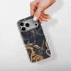Voltuna Dėklas „Molten Gold Marble“ su MagSafe Apple iPhone 13-17 modeliams