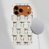 Voltuna Dėklas „Monochrome Bow Repeat“ su MagSafe Apple iPhone 13-17 modeliams