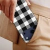 Voltuna Dėklas „Monochrome Picnic Check“ su MagSafe Apple iPhone 13-17 modeliams