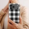 Voltuna Dėklas „Monochrome Picnic Check“ su MagSafe Apple iPhone 13-17 modeliams