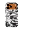 Voltuna Dėklas „Monochrome Zebra Flow“ su MagSafe Apple iPhone 13-17 modeliams