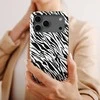 Voltuna Dėklas „Monochrome Zebra Waves“ su MagSafe Apple iPhone 13-17 modeliams