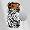 Voltuna Dėklas „Monochrome Zebra Waves“ su MagSafe Apple iPhone 13-17 modeliams