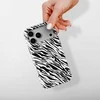 Voltuna Dėklas „Monochrome Zebra Waves“ su MagSafe Apple iPhone 13-17 modeliams