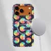 Voltuna Dėklas „Neon Bloom Garden“ su MagSafe Apple iPhone 13-17 modeliams