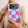 Voltuna Dėklas „Neon Pop Check“ su MagSafe Apple iPhone 13-17 modeliams