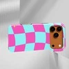 Voltuna Dėklas „Neon Pop Check“ su MagSafe Apple iPhone 13-17 modeliams