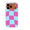 Voltuna Dėklas „Neon Pop Check“ su MagSafe Apple iPhone 13-17 modeliams