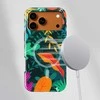 Voltuna Dėklas „Neon Rainforest Vibe“ su MagSafe Apple iPhone 13-17 modeliams