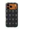 Voltuna Dėklas „Noir Golden Leaves“ su MagSafe Apple iPhone 13-17 modeliams