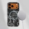 Voltuna Dėklas „Obsidian Marble Drift“ su MagSafe Apple iPhone 13-17 modeliams