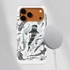 Voltuna Dėklas „Ocean Predators Etching“ su MagSafe Apple iPhone 13-17 modeliams