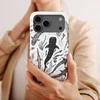 Voltuna Dėklas „Ocean Predators Etching“ su MagSafe Apple iPhone 13-17 modeliams