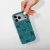 Voltuna Dėklas „Ocean Teal Monstera“ su MagSafe Apple iPhone 13-17 modeliams