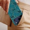 Voltuna Dėklas „Ocean Teal Monstera“ su MagSafe Apple iPhone 13-17 modeliams