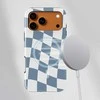 Voltuna Dėklas „Ocean Twist Check“ su MagSafe Apple iPhone 13-17 modeliams