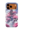 Voltuna Dėklas „Pagoda Sakura Skies“ su MagSafe Apple iPhone 13-17 modeliams